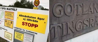 Två män tog sig in på skjutfältet trots förbud – döms till böter