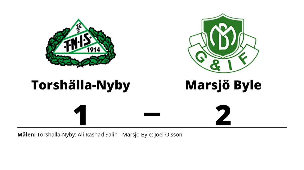 Torshälla-Nyby IS förlorade mot Marsjö-Byle GoIF