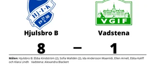 Bottennapp för Vadstena borta mot Hjulsbro B