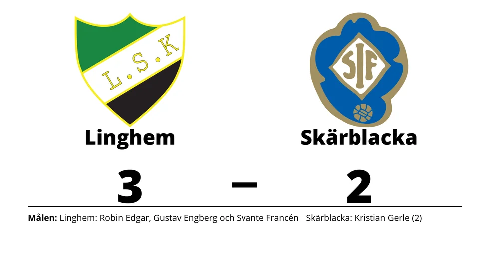 Linghems SK vann mot Skärblacka IF