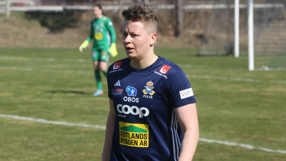Olha Zeziukina lämnar P18.