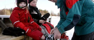 En härlig skridskosöndag i Slaka