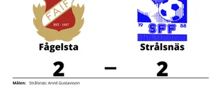 Oavgjort för Fågelsta hemma mot Strålsnäs