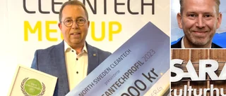 Patrik Sundberg blev Årets Cleantech-profil