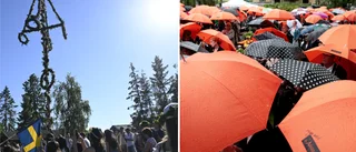 Sol och 25 grader – här är midsommarvädret