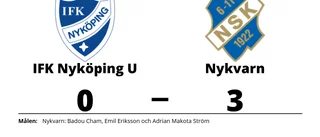 IFK Nyköping U föll hemma mot Nykvarn