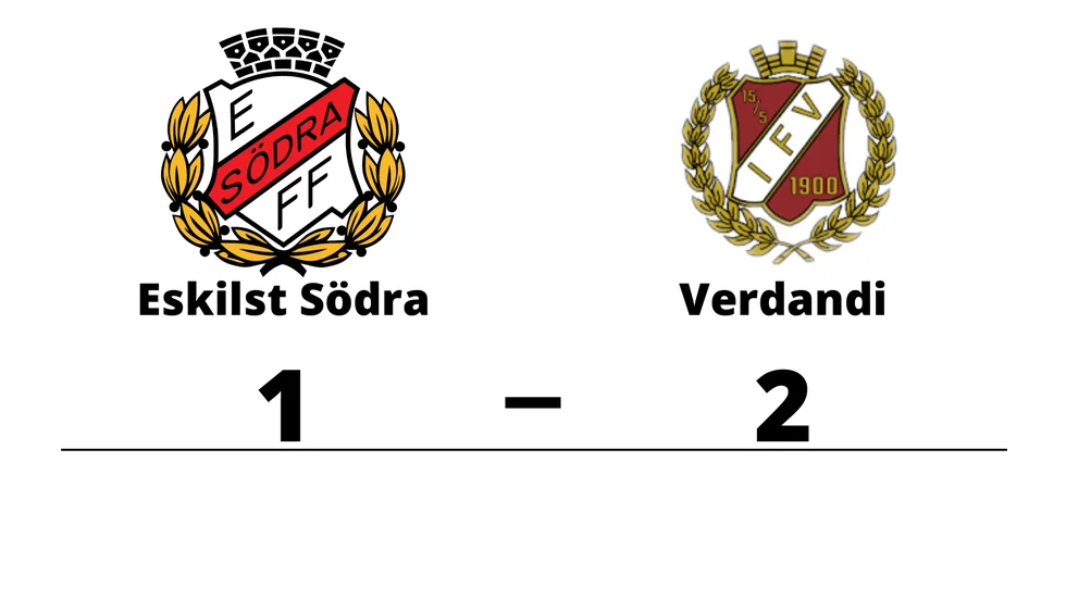 Eskilstuna Södra FF förlorade mot IF Verdandi