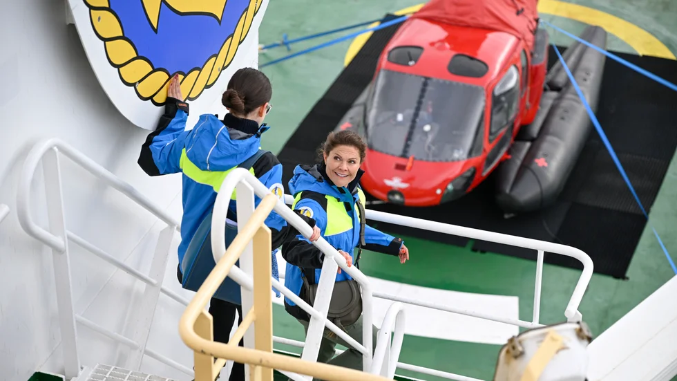Kronprinsessan Victoria på Oden.