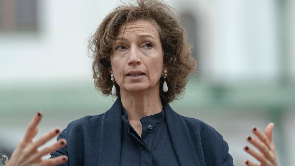 Unescos generaldirektör Audrey Azoulay. Arkivbild.