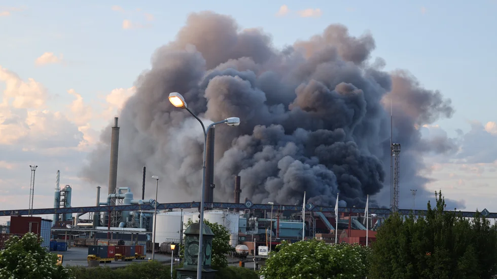 Fire at Rönnskärverken
