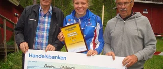 Talangen fick ta emot stipendium