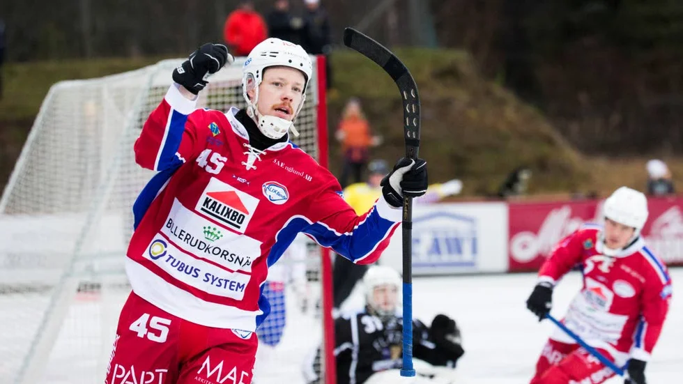 Jimmy Berglund, bilden, och Johan Sundquist stod för sex av Kalix åtta mål under helgen.
