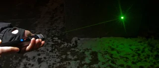 Tioårig flicka skadad av laser