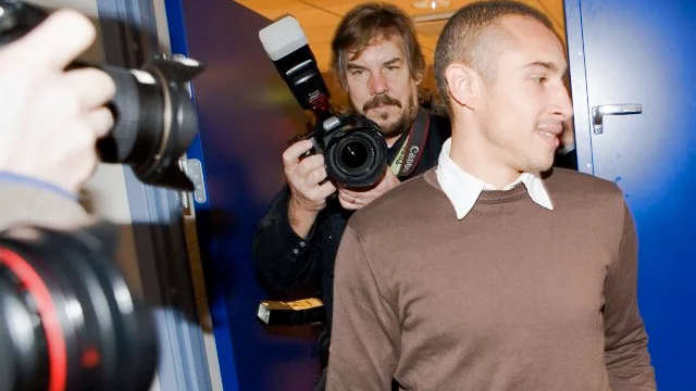 Helsingborg 061201 Presskonferens med Henrik Larsson som lånas ut av Helsingborgs IF till Manchester United i tio veckor.
kod 9204 Foto: Björn Lindgren
SCANPIX SWEDEN