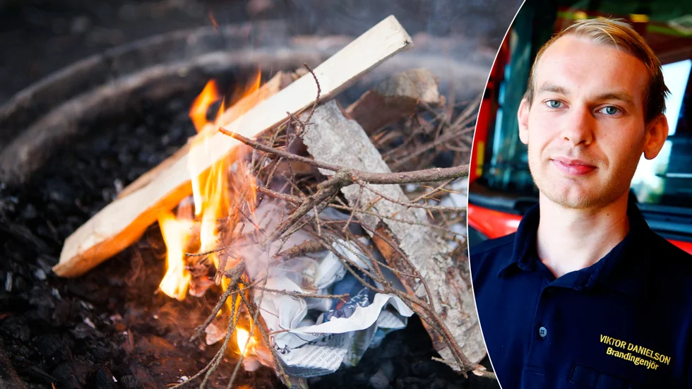 Det är väldigt torrt i skog och mark, varnar brandingenjör Viktor Danielsson på räddningstjänsten i Eskilstuna, som nu avråder från eldning utomhus.