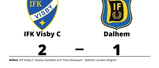IFK Visby C avgjorde före paus mot Dalhem