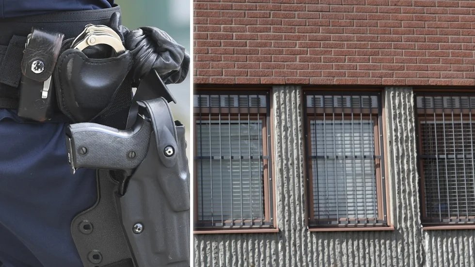 Mannen som misstänks för våldtäkt och misshandel greps på tisdagskvällen och fördes till polishuset i Skellefteå.