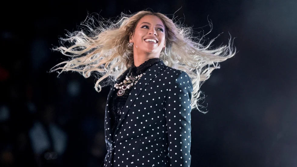 Beyoncé vid en tidigare konsert. Arkivbild.