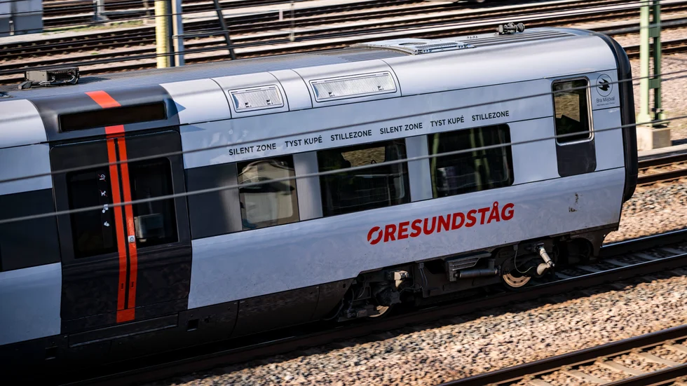 Öresundstågen var hotade av strejk. Arkivbild.