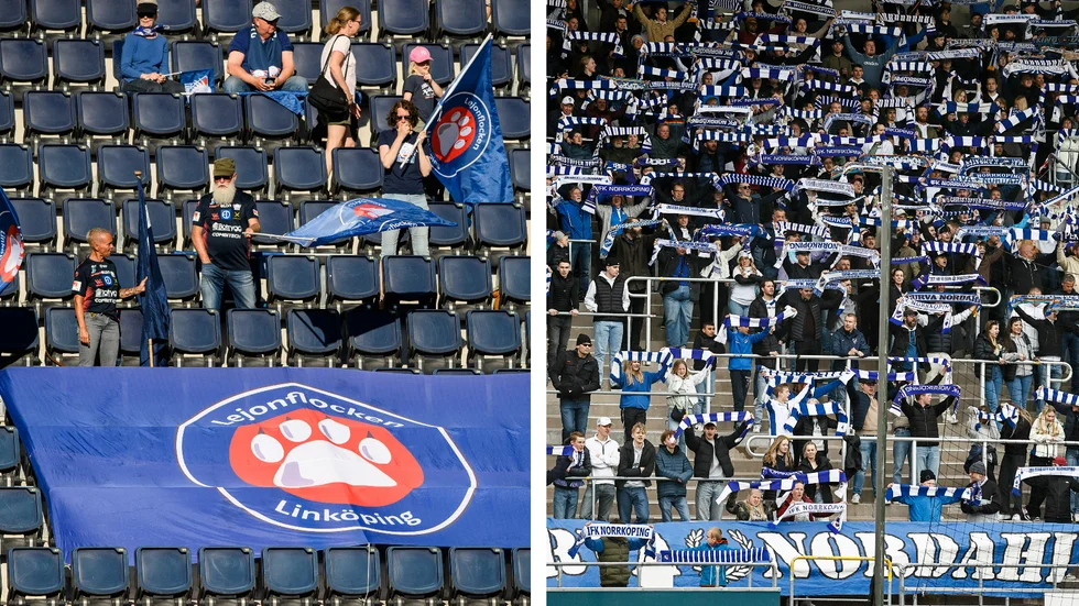 LFC-fansen får förstärkning för att stå upp emot IFK-supportrarna.