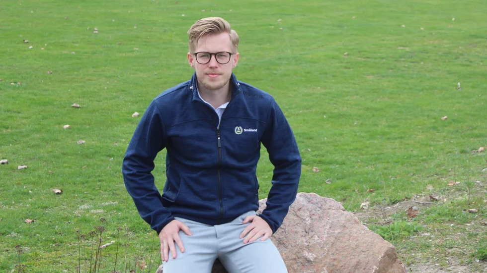 Oscar Ericson är idrottskonsulent för RF Sisu i Västervik.