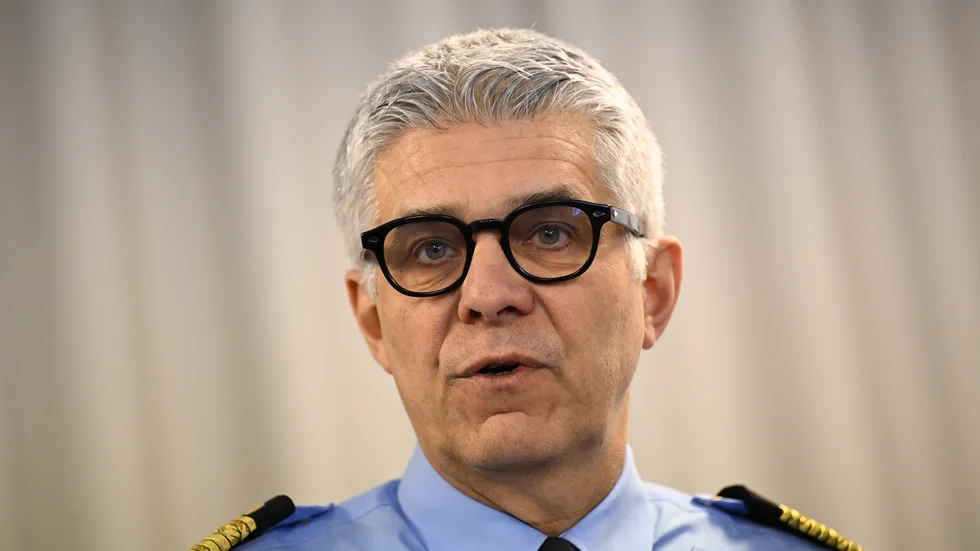 Rikspolischef Anders Thornberg har kritiserats efter Mats Löfvings död. Arkivbild.