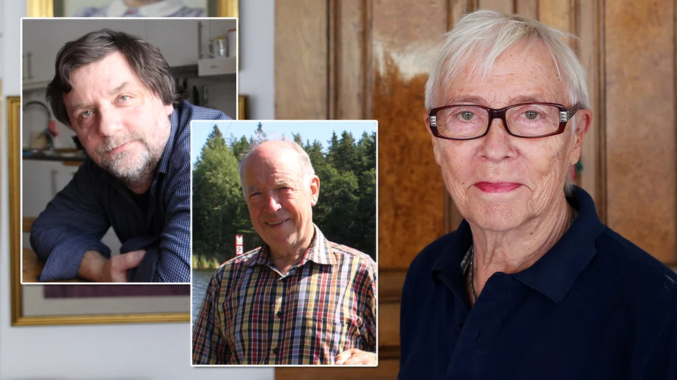 Lars-Erik Nilsson, Carl GNilsson och Birgitta Elwing.