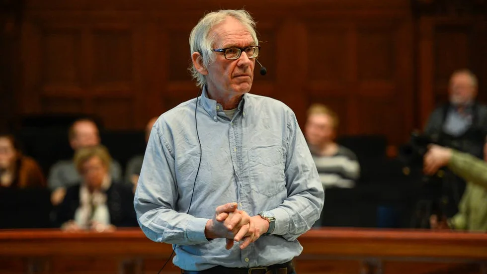 Lars Vilks. Föreläste under måndagen i Karlstad om "Charlie Hebdo och yttrandefrihetens gränser".