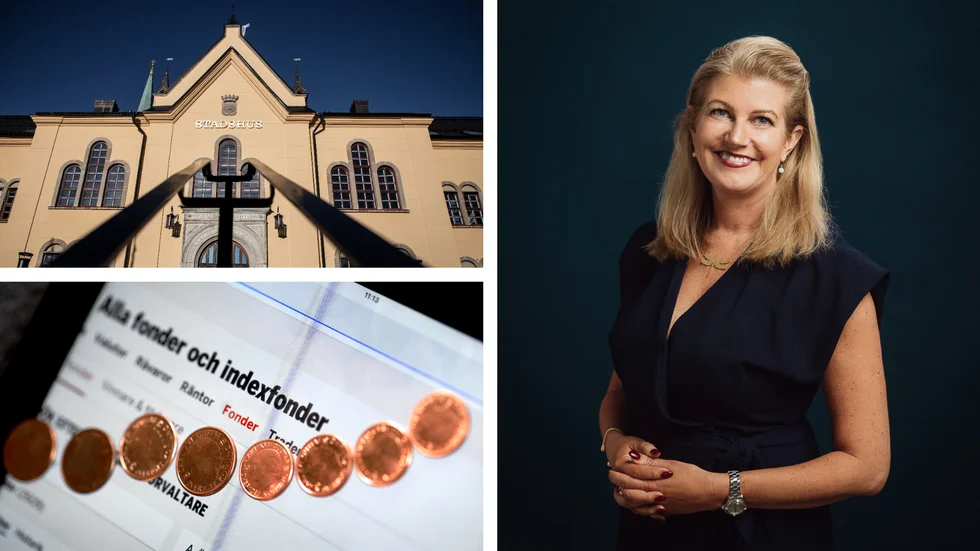 Linköpings kommun, med finanschefen Sofie Moosberg, har sålt av fonder och obligationer för över tre miljader kronor i början av 2023. Mer ska säljas av under hösten.