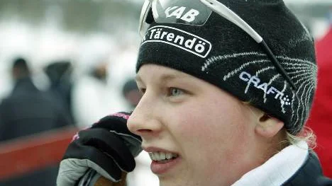 Mia Eriksson tog ett SM-guld.