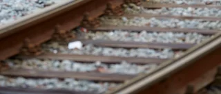 Tågtrafik stoppad efter olycka