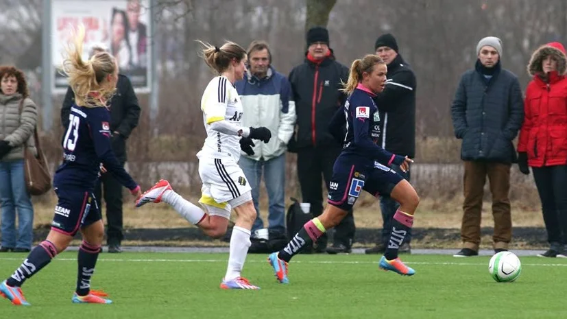 Jessica Samuelsson var tillbaka i LFC-tröjan som nybliven australiensisk mästare.