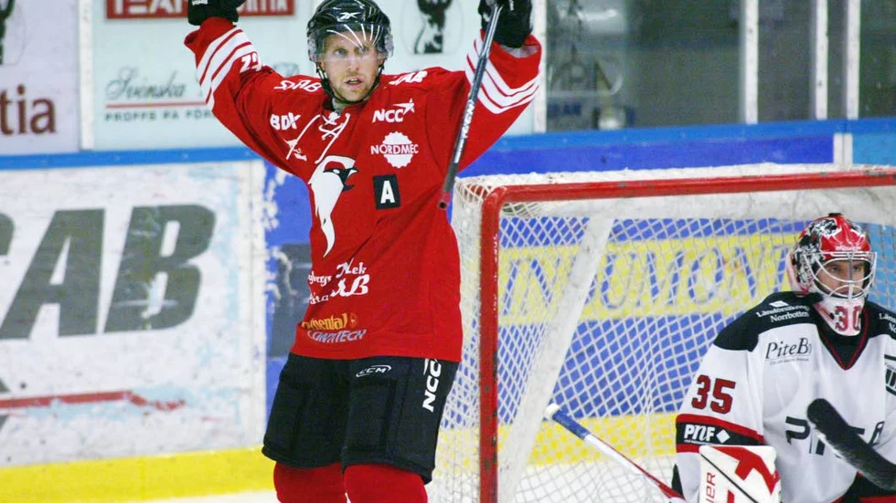 Andreas Nygren var en av spelarna i Kiruna IF:s SM-lag.