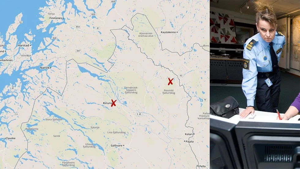 SVÅRT LARM. En patrull i Kiruna 21 mil bort, och spretiga uppgifter om skottlossningen. Catrin Hedqvist, polisens vakthavande befäl, förstår ilskan från byn då polisen inte dök upp.