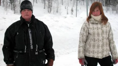 "Det är en jättebra idé", säger Maria Bellenbro och Karolina Nordholm, Porjus.  FOTO: John Filipsson