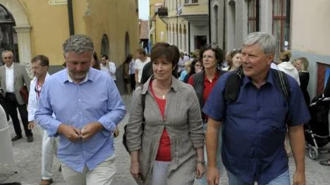 Peter Eriksson (MP), Mona Sahlin (S) och Lars Ohly (V) besöker Noliamässan i Piteå kommande tisdag.