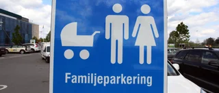 Stora p-platser till alla kunder