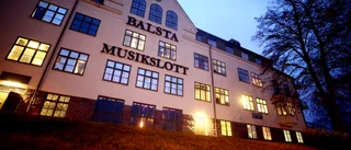 Balsta musikslotts café hålls stängt tills vidare