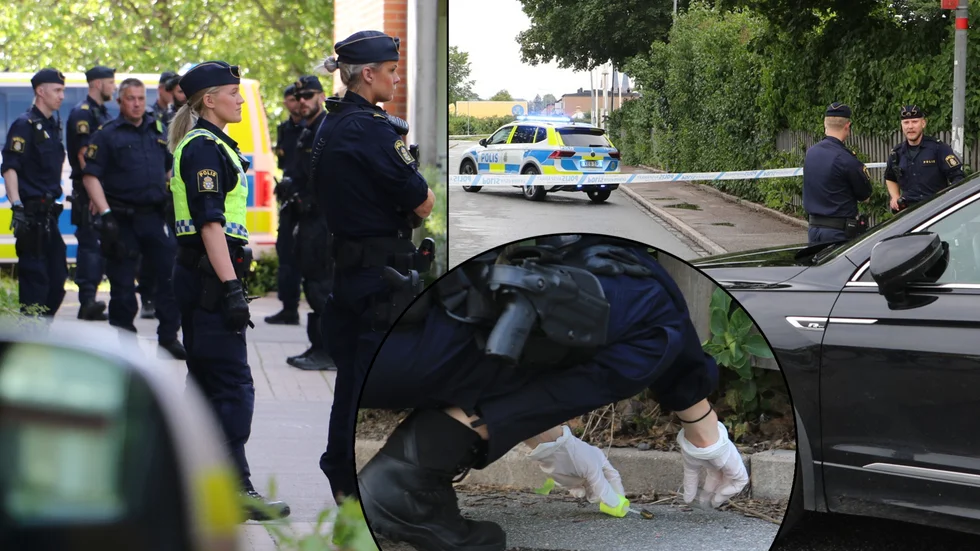 Polisen misstänker att samtliga skjutningar i Gränby i juli är relaterade till gängkriminalitet.