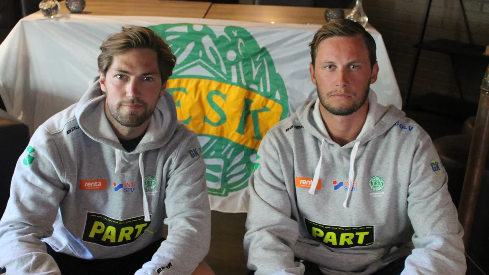 Jesper Bärgård till vänster och Daniel Andersson till höger.
