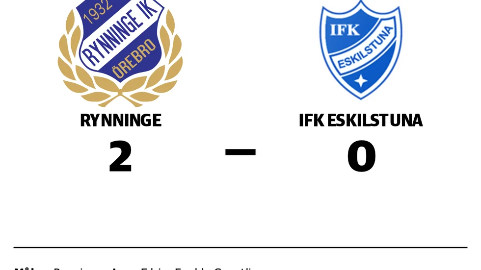Rynninge IK vann mot IFK Eskilstuna