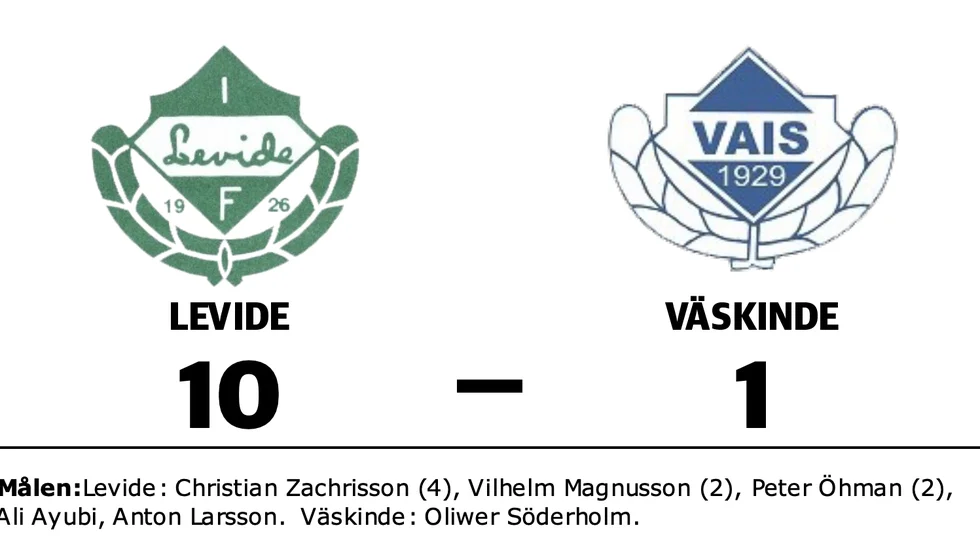 Levide IF vann mot Väskinde AIS