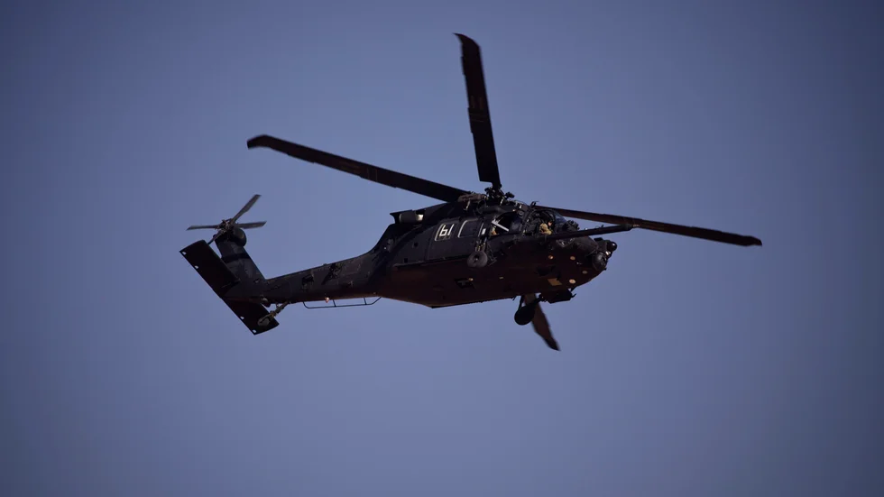 En Blackhawkhelikopter tillhörande Colombias armé har kraschat. På bilden en amerikansk Blackhawk i Jordanien. Arkivbild.