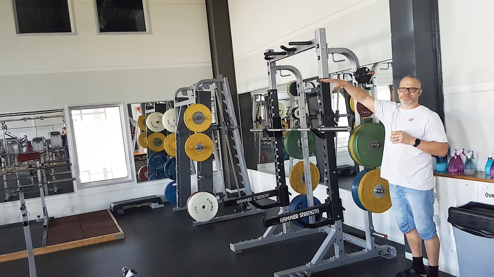 ”Här blir det en våning till med bland annat kontorsdel, spinning och cirkelgym och den nya träningsformen Plaza” berättar Jonas Sellén, verksmhetschef för Friskis&Svettis i Enköping.