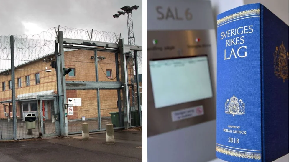 En man som avtjänar sitt straff på Skänningeanstalten ansöker om nåd. 