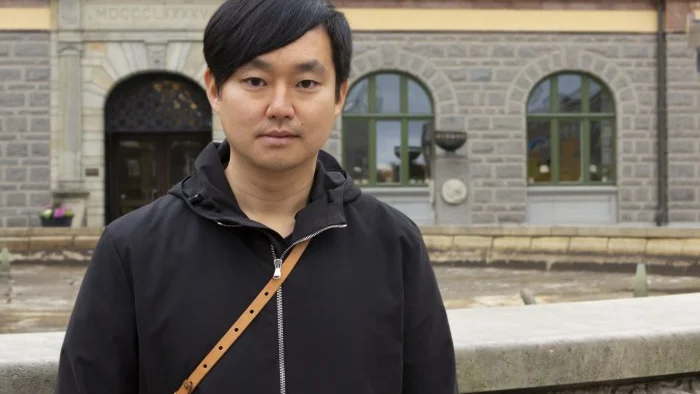 Patrik Lundberg har spelat in samtalet i Eskilstuna.