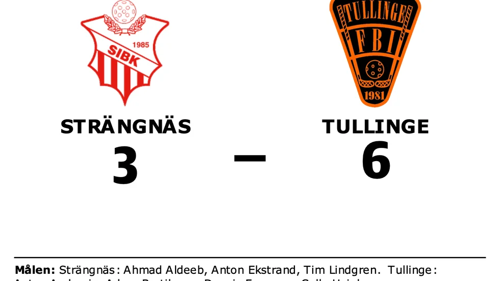 Strängnäs förlorade mot Tullinge