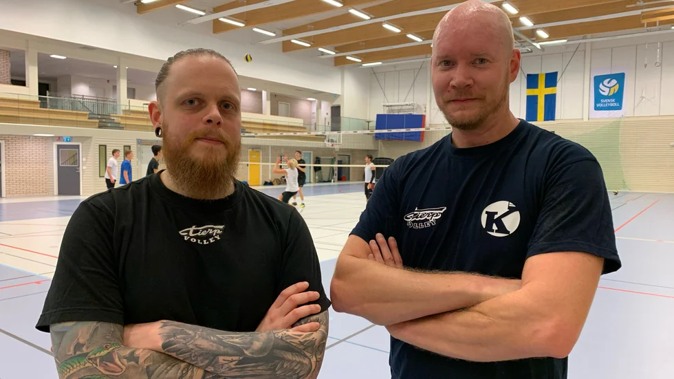 Tierps rutinerade ledarduo: Liberon Erik Engström och offensiva hotet Matti Sandelin.
