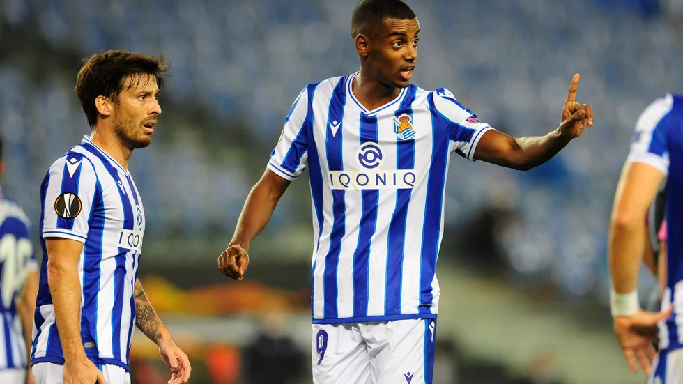 Alexander Isak fick inte spela mot Celta Vigo. Arkivbild.