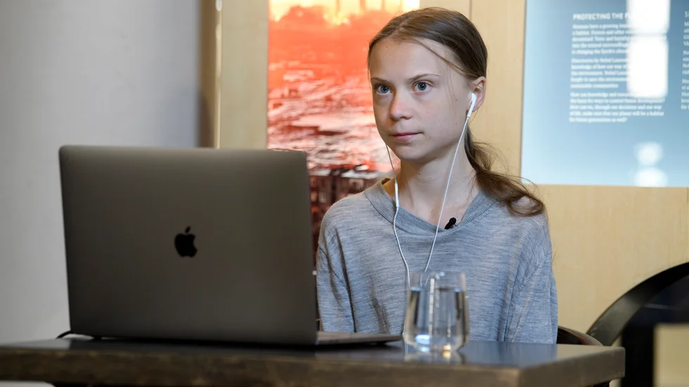 Miljöaktivisten Greta Thunberg ska träffa EU-kommissionens ordförande Ursula von der Leyen. Arkivfoto.
